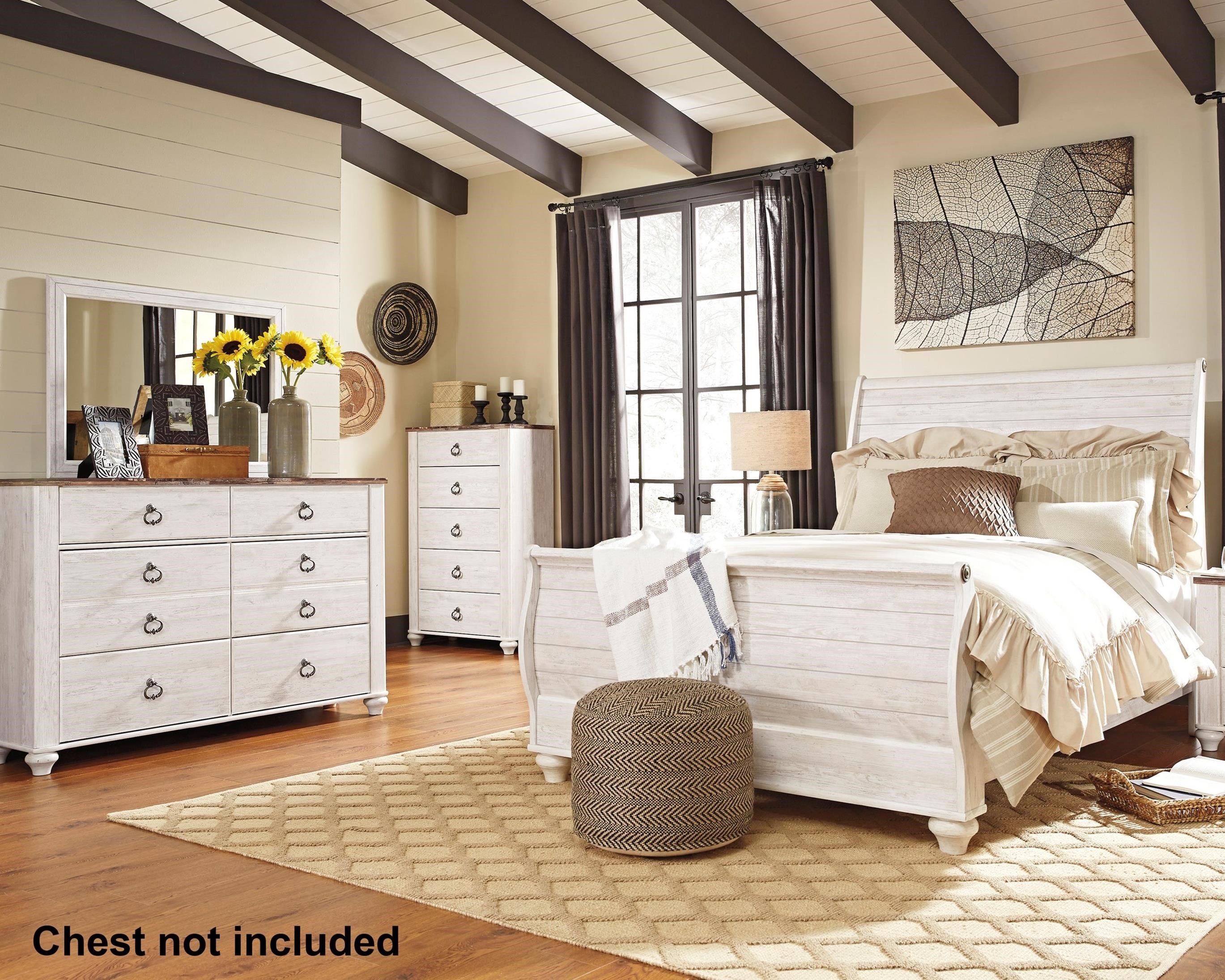 Signature Design by Ashley Willowton B267 Q Bedroom Group 5 Queen